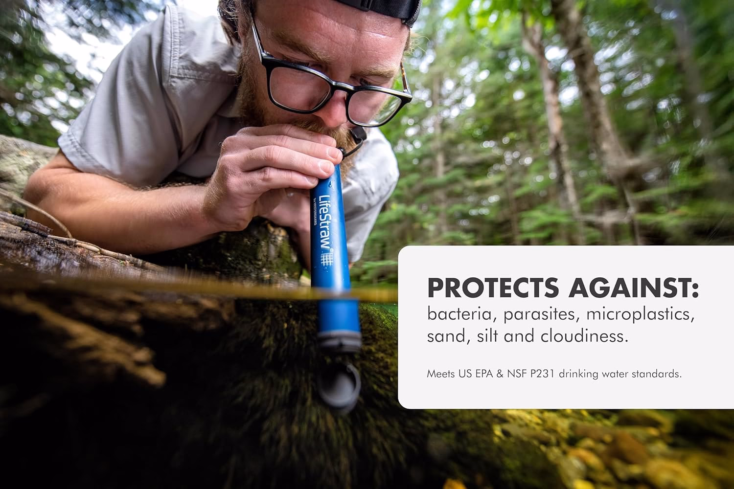 Water Purifying Straw
